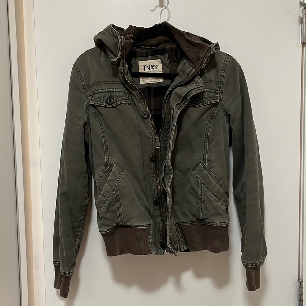 TNA - Army Green Bomber Jacket